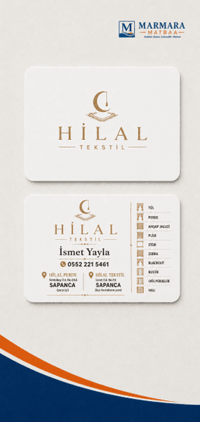Oval Kesim Kabartma Laklı Kartvizit - Görsel 4