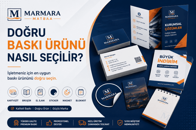 Doğru Baskı Ürünü Nasıl Seçilir? İşletmeniz İçin En Uygun Baskı Rehberi