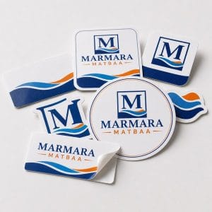 Kuşe sticker baskı